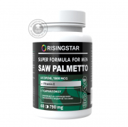 1Комплекс Со Пальметто (SAW PALMETTO) 60 капсул RISINGSTAR