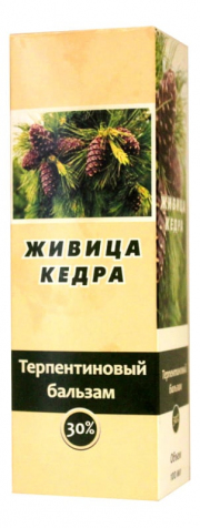 1Живица кедровая  30% 100 мл